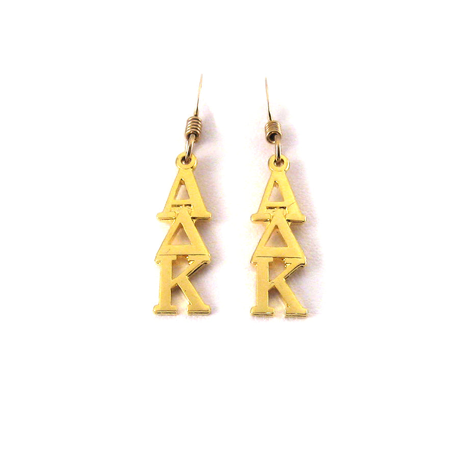 GF Greek Letter Earrings