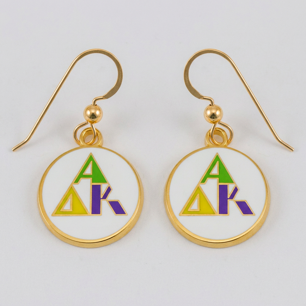 Tri-Color Earrings