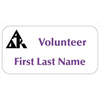 Volunteer Badge Customized